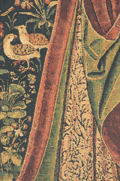 Promenade I Left Panel Belgian Tapestry Wall Hanging