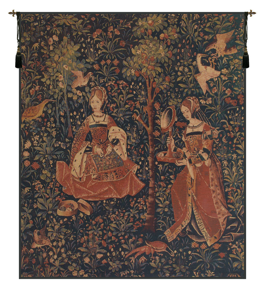 Broderie Embroidery Belgian Tapestry Wall Hanging