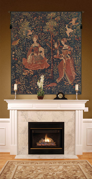 Broderie Embroidery Belgian Tapestry Wall Hanging