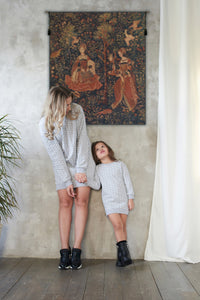 Broderie Embroidery Belgian Tapestry Wall Hanging