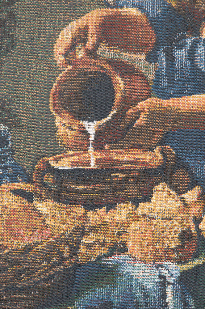 Servant Girl Belgian Tapestry Wall Hanging