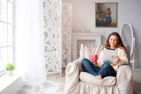 Servant Girl Belgian Tapestry Wall Hanging