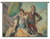 Quitasol Small Belgian Tapestry Wall Hanging by Francisco Goya