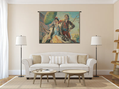 Quitasol Small Belgian Tapestry Wall Hanging