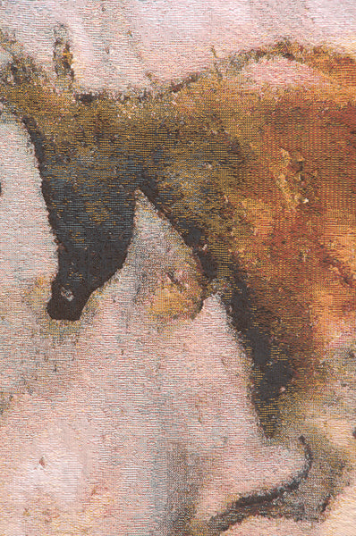 Vache et Cheval Belgian Tapestry Wall Hanging