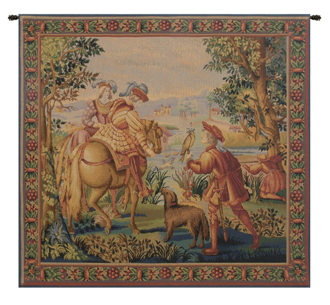 Falcon Belgian Tapestry Wall Hanging