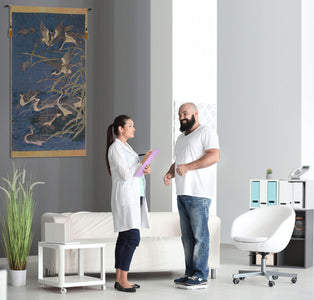 Panel with Ducks Belgian Tapestry Wall Hanging