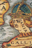 Ptolemaeus Map Belgian Tapestry Wall Hanging