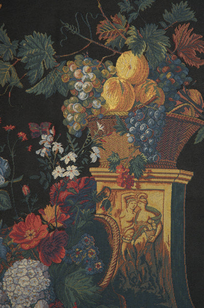 Bouquet on a Column European Tapestry