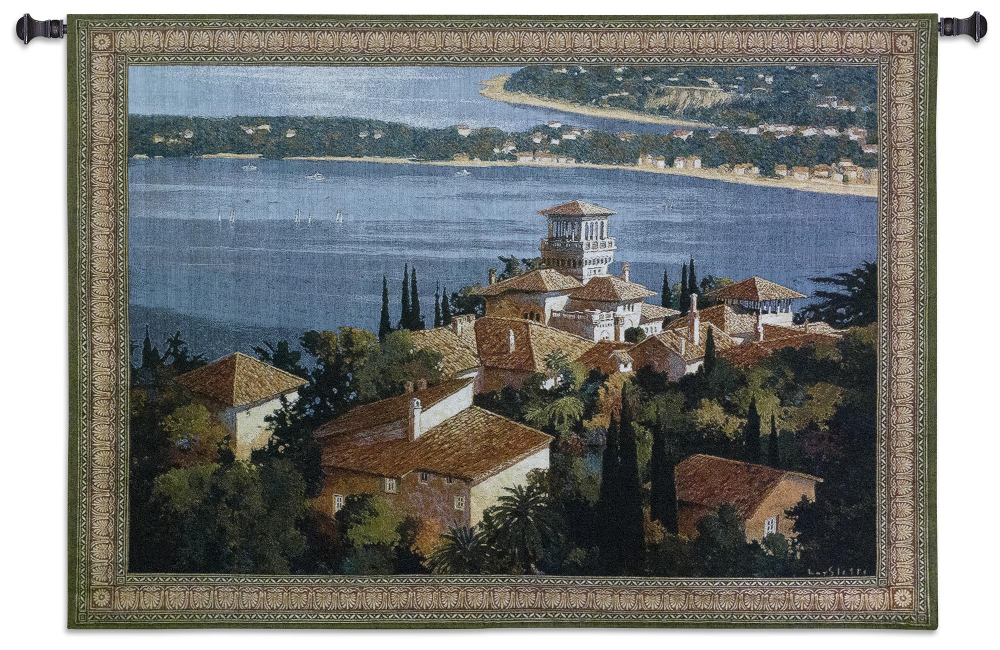 Garden on the Cote d Azure Tapestry Wall Hanging