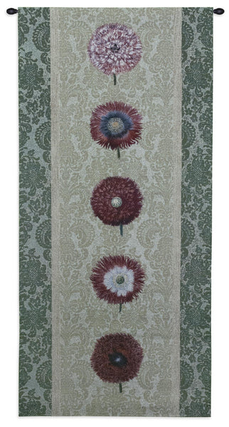 Floating Botanicals Damask Tapestry Wall Hanging