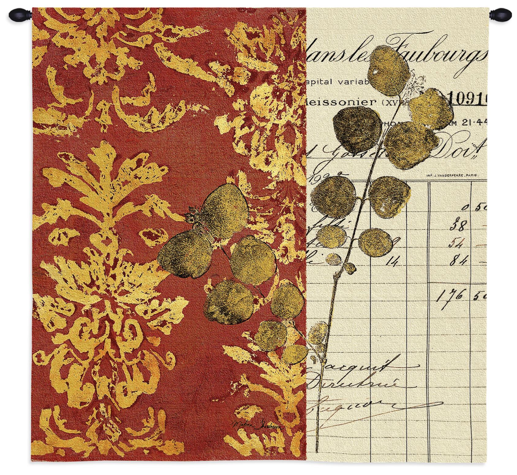 Burnished Eucalyptus Tapestry Wall Hanging