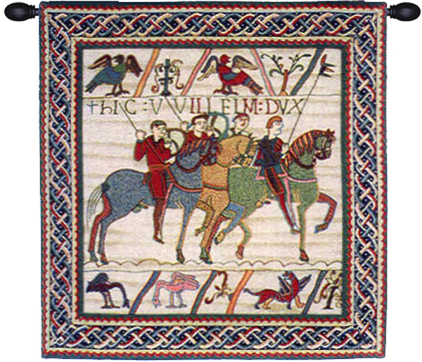 Duke William Departs with Border French Tapestry