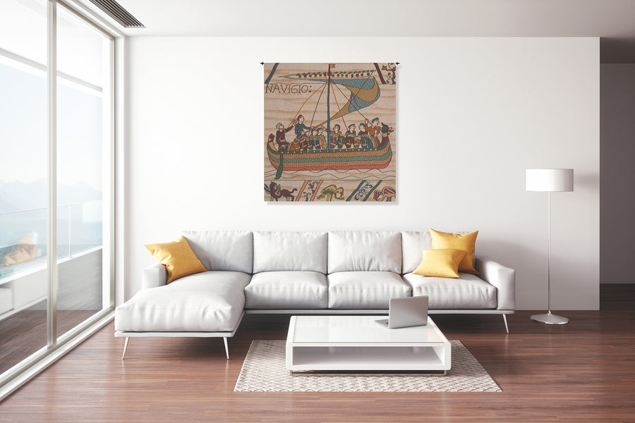 Duke William's Ship No Border French Tapestry