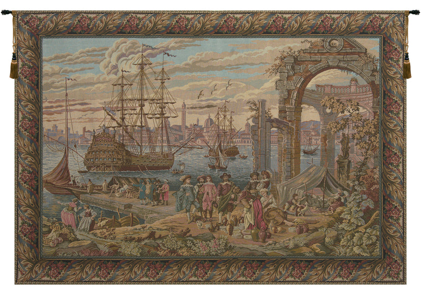 Mercanti I Italian Tapestry Wall Hanging