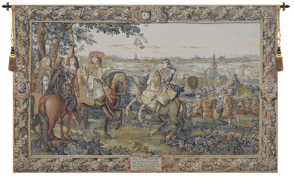Louis XIV Belgian Tapestry Wall Hanging