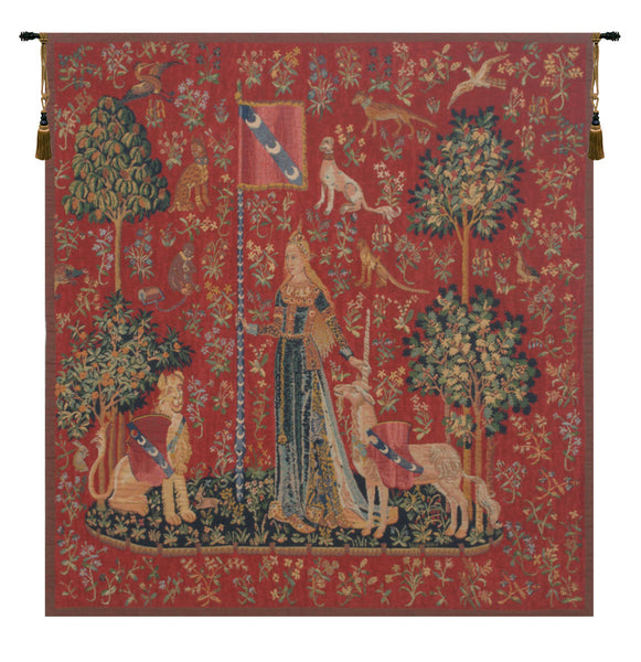 Le Toucher Fonce Belgian Tapestry Wall Hanging