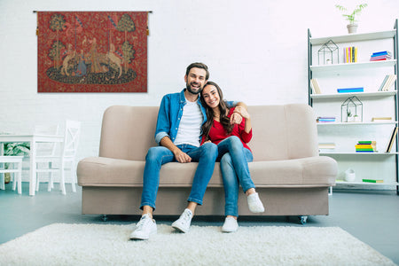 Le Gout Fonce Belgian Tapestry Wall Hanging