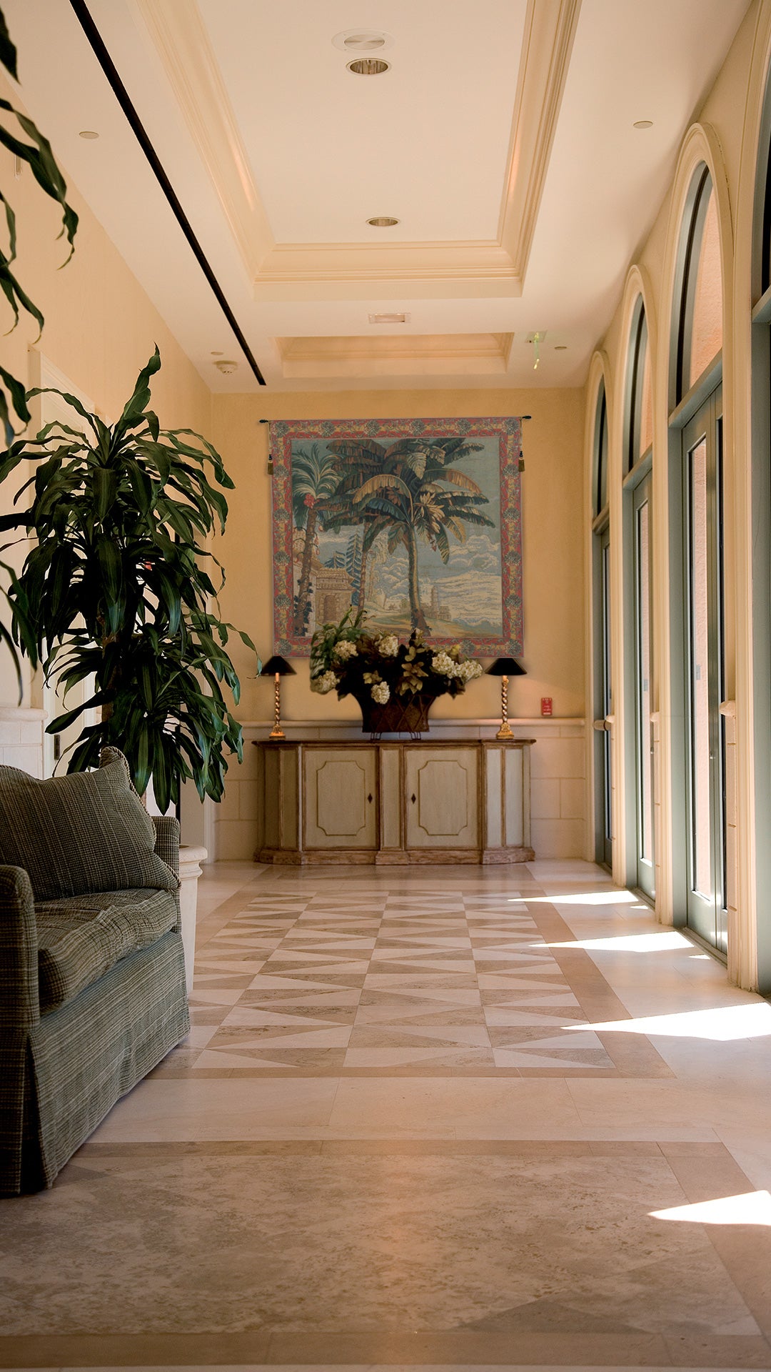 Exotique Belgian Tapestry Wall Hanging