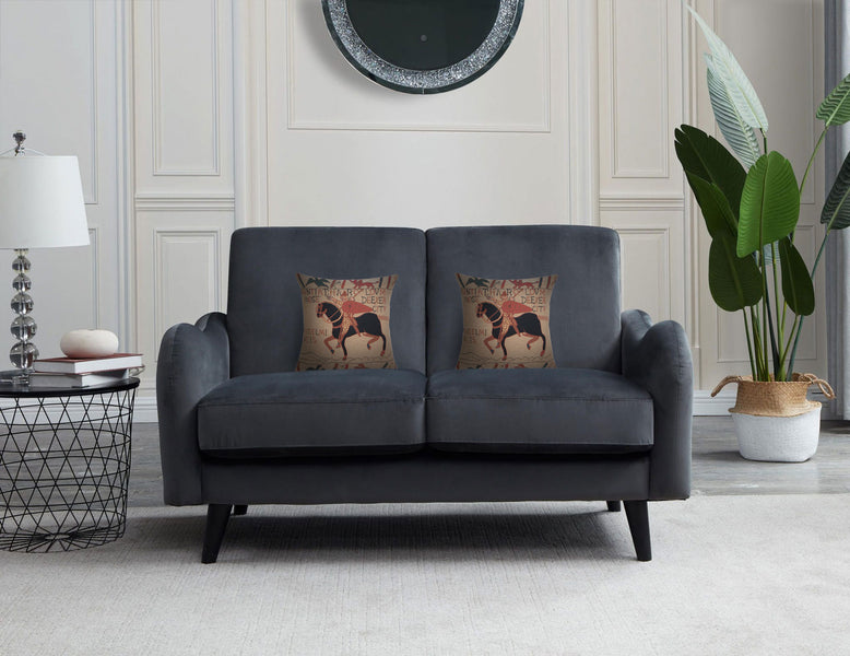 Bayeux Horse European Cushion Cover