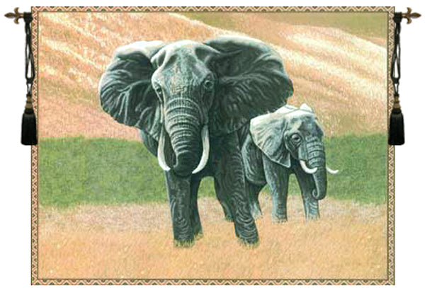 Elephants European Tapestry