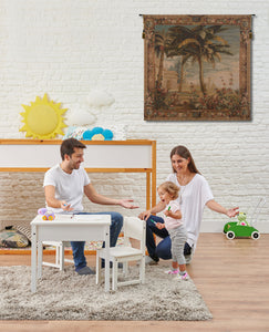 Paysage Exotique Landscape French Tapestry