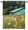 At the Sunflower Farm Fine Art Tapestry