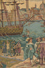The Galleon Guardi Italian Tapestry Wall Hanging