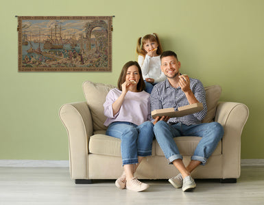 The Harbour Italian Tapestry Wall Hanging