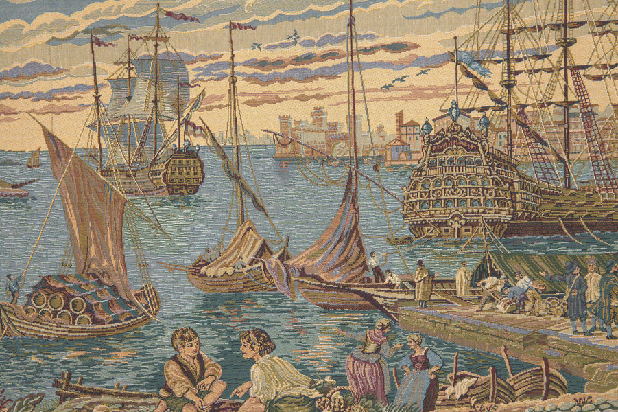 The Harbor Italian Tapestry Wall Hanging