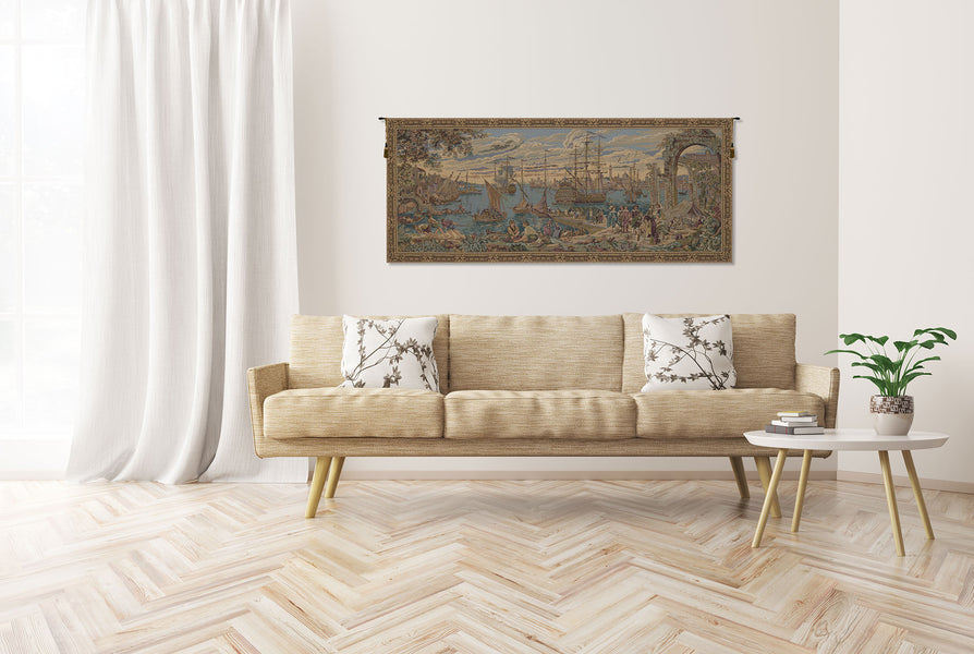 The Harbor Italian Tapestry Wall Hanging