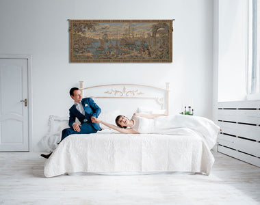 The Harbor Italian Tapestry Wall Hanging