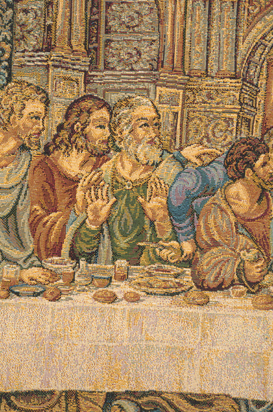 The Last Supper IV Italian Tapestry Wall Hanging