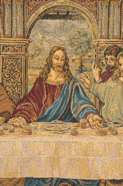 The Last Supper IV Italian Tapestry Wall Hanging