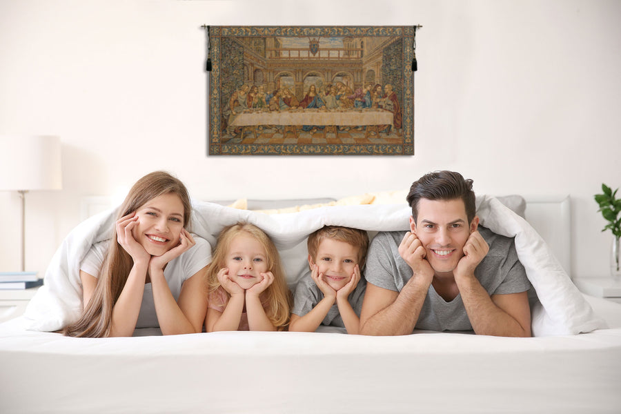 The Last Supper IV Italian Tapestry Wall Hanging