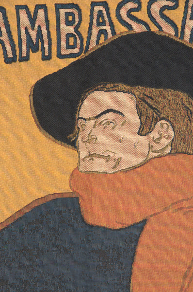 Artistide Bruant Lautrec  European Tapestry