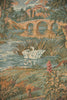 Swan in the Lake Vertical Italian Tapestry Wall Hanging