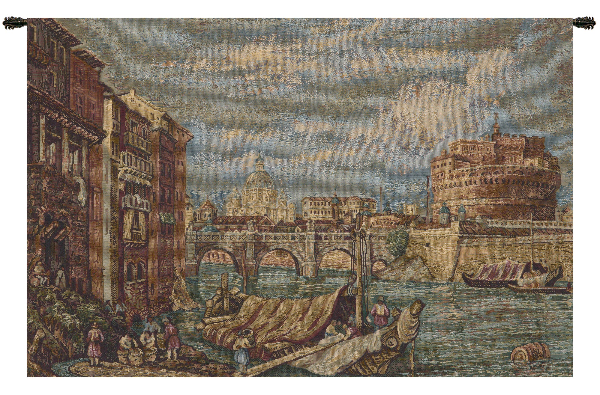 Rome Italian Tapestry Wall Hanging