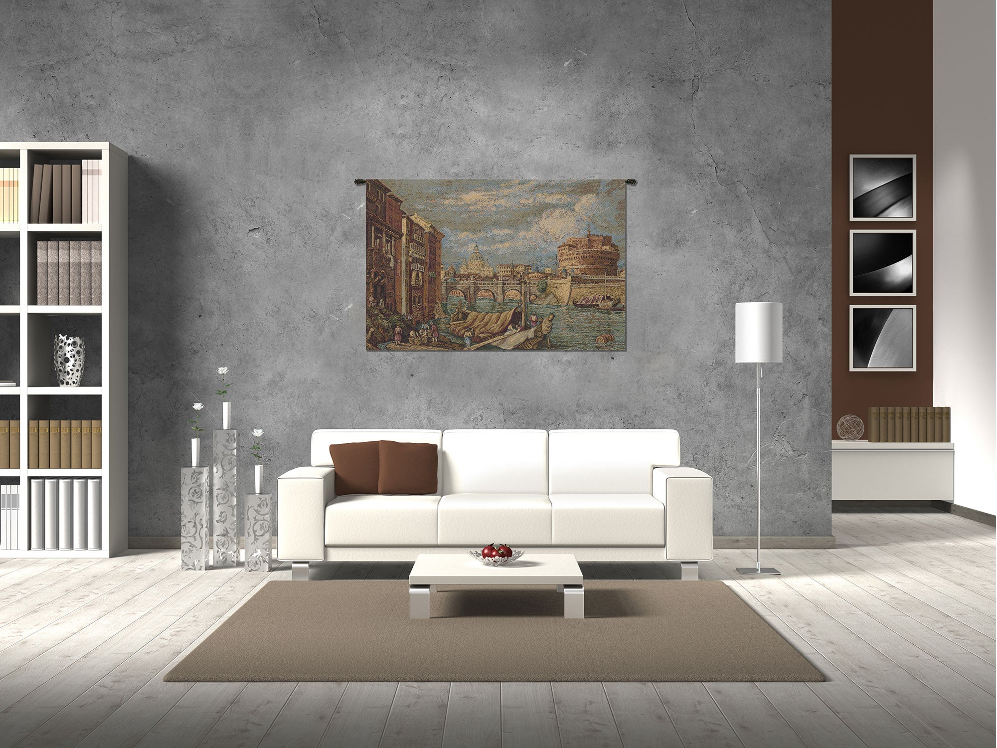 Rome Italian Tapestry Wall Hanging