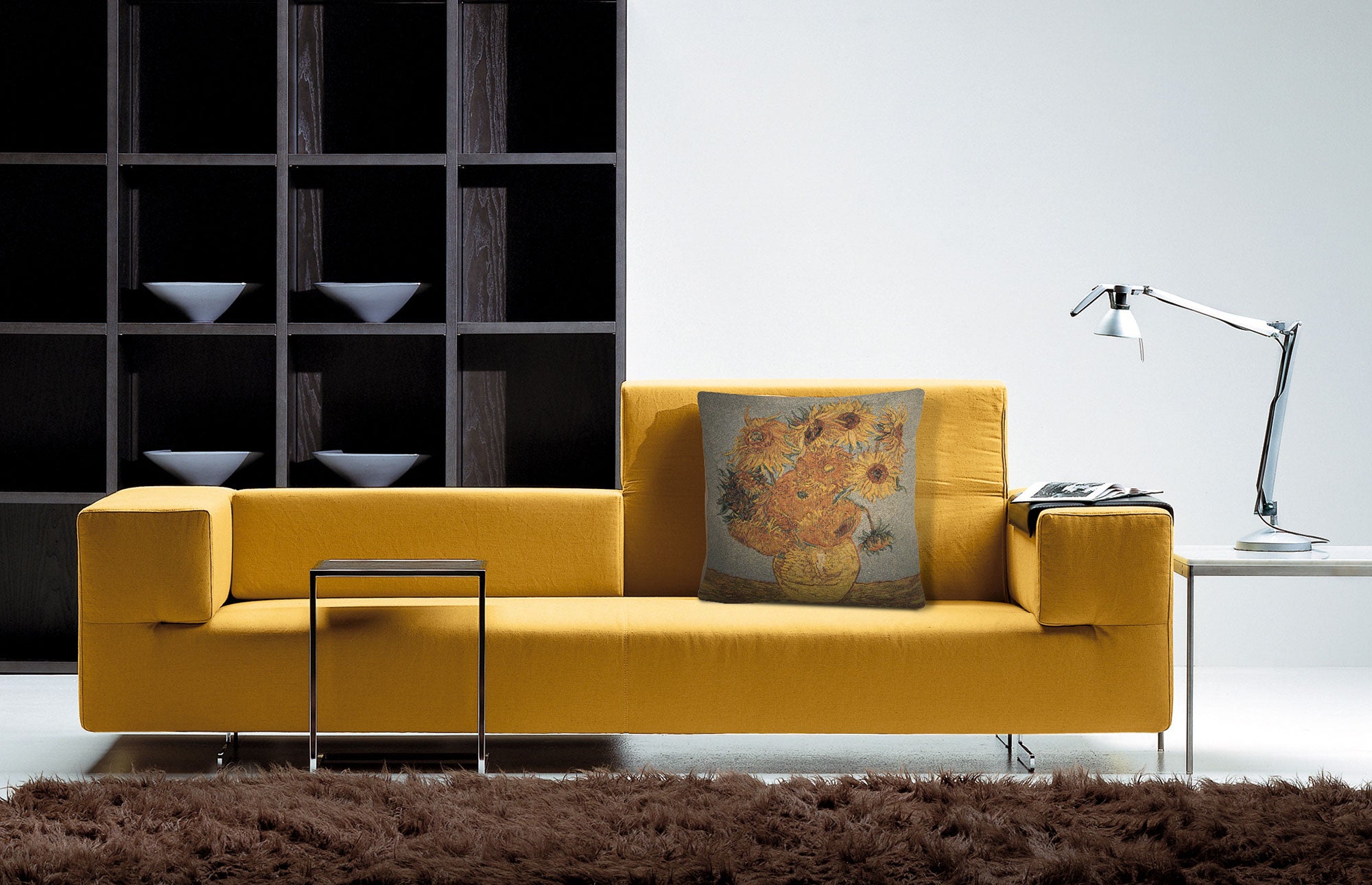 Van Gogh's Sunflower III European Cushion Cover