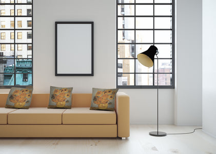 Van Gogh's Sunflower III European Cushion Cover