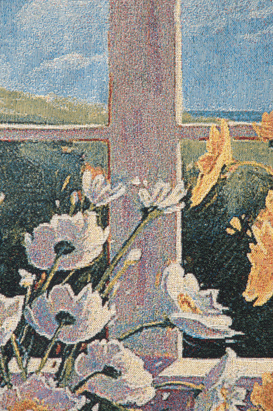 Yellow Daisies Fine Art Tapestry