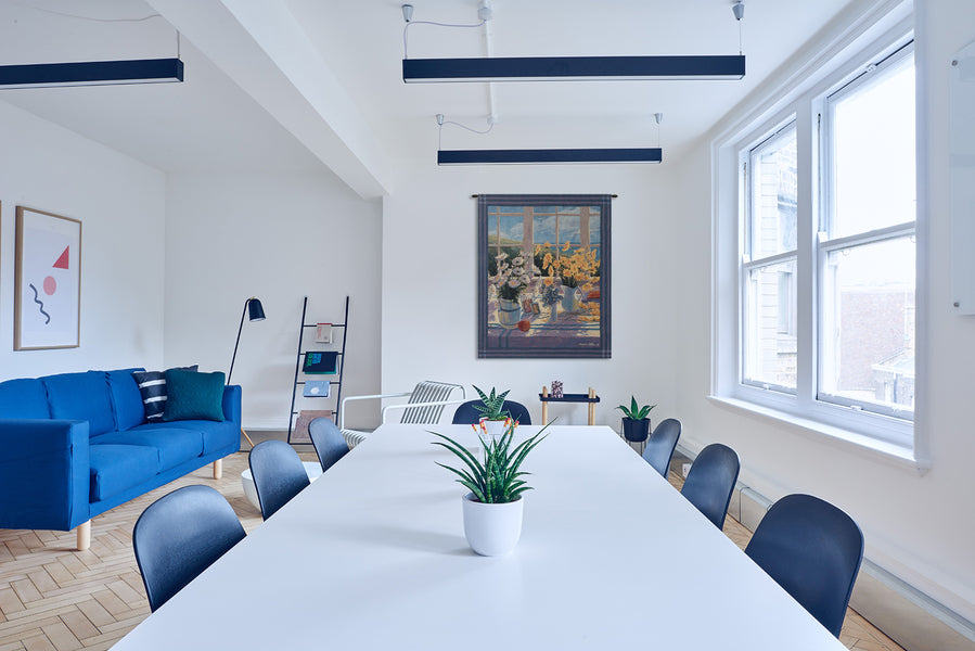 Yellow Daisies Fine Art Tapestry