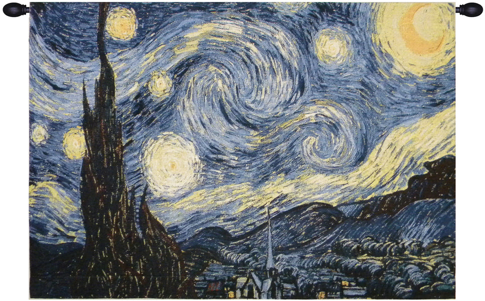 Starry Night Tapestry Wall Hanging