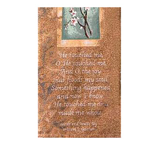 He Touched Me Religious Bell Pull Tapestry Bell Pull