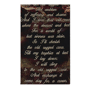 Old Rugged Cross Religious Bell Pull Tapestry Bell Pull