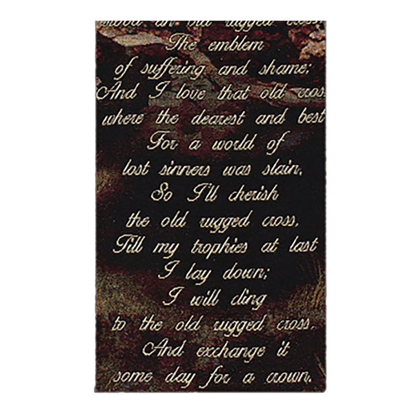 Old Rugged Cross Religious Bell Pull Tapestry Bell Pull