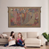 Aladin Italian Tapestry Wall Hanging by Vittorio Zecchin