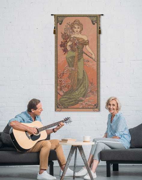 Mucha Spring European Tapestry