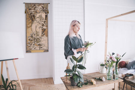 Mucha Winter European Tapestry